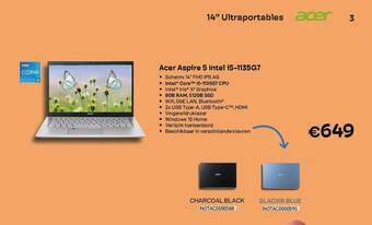CompuDeals Acer Aspire 5 Intel I51135g7 aanbieding