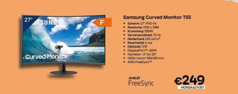 CompuDeals Samsung Curved Monitor T55 aanbieding
