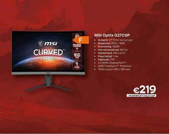 CompuDeals Msi Optix G27c6p aanbieding
