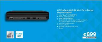 CompuDeals Hp Prodesk 400 G6 Mini Form Factor Intel I510500t aanbieding