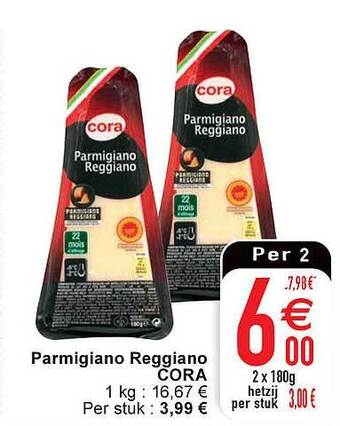 Cora Parmigiano Reggiano Cora aanbieding