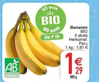 Cora Bananen aanbieding