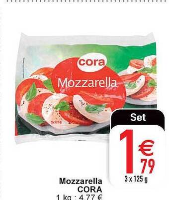 Cora Mozzarella aanbieding