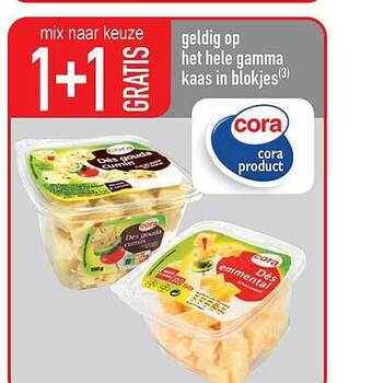 Cora Kaas In Blokjes aanbieding