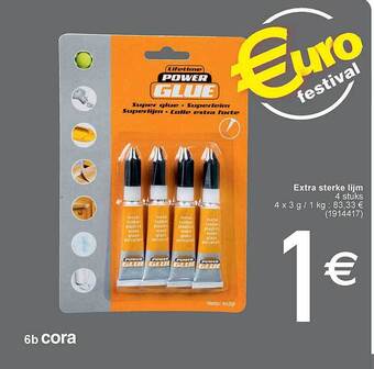 Cora Extra Sterke Lijm aanbieding