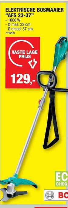 Hubo Elektrische Bosmaaier aanbieding