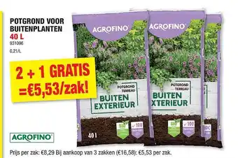 Hubo Potgrond Voor Buitenplanten aanbieding