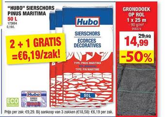 Hubo Hubo Sierschors Pinus Maritima aanbieding