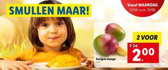 Lidl Gerijpte Mango aanbieding