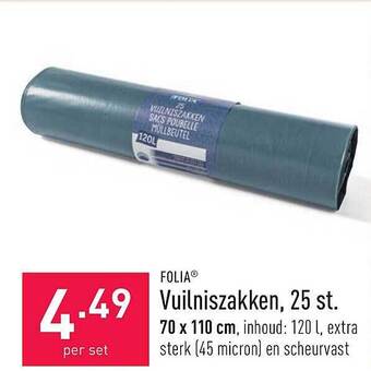 ALDI Vuilniszakken, 25 St aanbieding