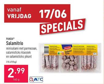 ALDI Panda Salamitrio aanbieding