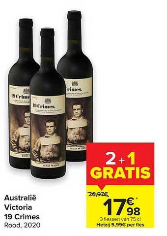 Carrefour Victoria 19 Crimes aanbieding