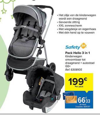 Carrefour Pack Hello 3 In 1 aanbieding