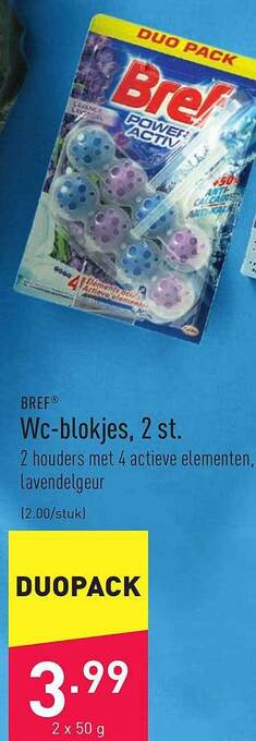ALDI Bref Wcblokjes, 2 St aanbieding