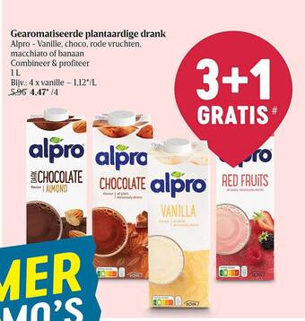 Delhaize Gearomatiseerde Plantaardige Drank Alpro aanbieding