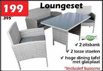 iTEK Loungeset aanbieding