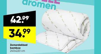 Big Bazar Zomerdekbed Bamboe aanbieding