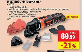 Hubo Multitool aanbieding