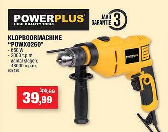 Hubo Klopboormachine aanbieding