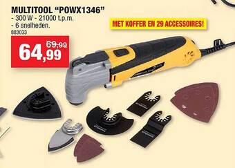 Hubo Multitool aanbieding