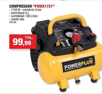 Hubo Compressor aanbieding
