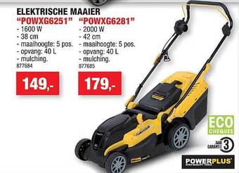Hubo Elektrische Maaier aanbieding