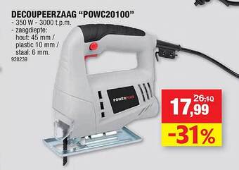 Hubo Decoupeerzaag aanbieding