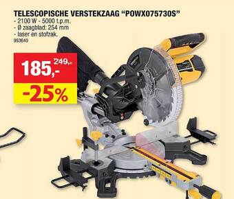 Hubo Telescopische Verstekzaag aanbieding