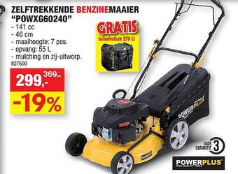 Hubo Zelftrekkende Benzinemaaier aanbieding