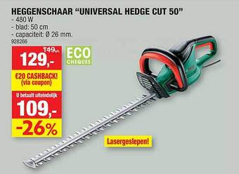 Hubo Heggenschaar Universal Hedge Cut 50 aanbieding