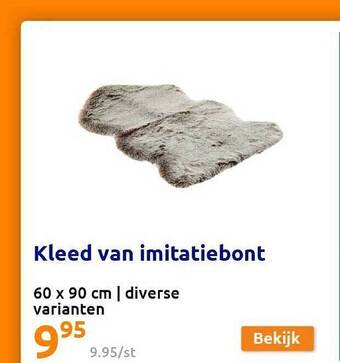 Action Kleed Van Imitatiebont aanbieding