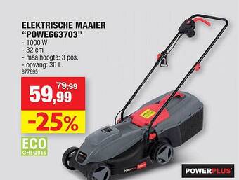 Hubo Elektrische Maaier aanbieding