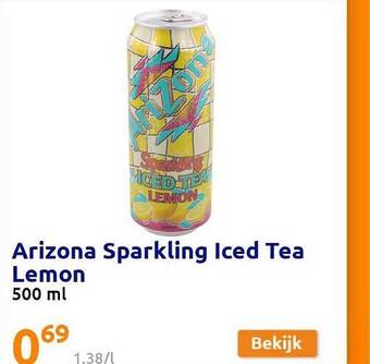 Arizona Sparkling Iced Tea Lemon