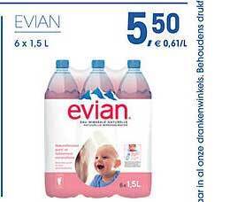 Prik en Tik Evian aanbieding