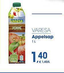 Prik en Tik Varesa Appelsap aanbieding