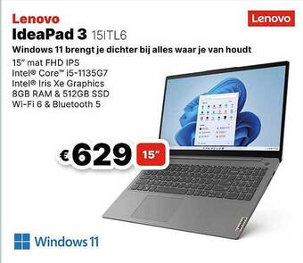 Lenovo Ideapad 3 15itl6
