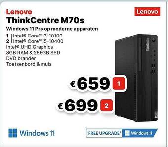 IT Resellers Lenovo Thinkcentre M70s aanbieding
