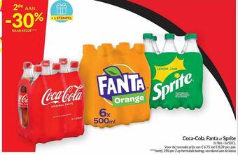 Intermarché Cocacola, Fanta Of Sprite aanbieding