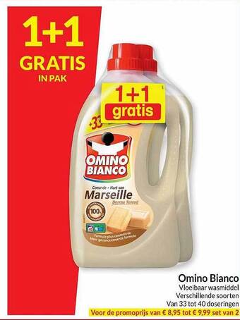 Intermarché Omino Bianco Vloeibaar Wasmiddel aanbieding