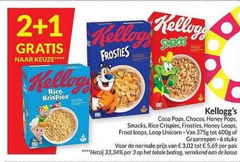 Intermarché Kellogg's aanbieding