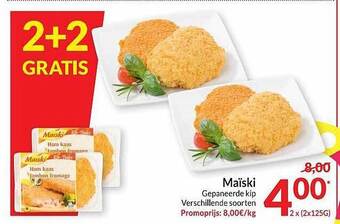 Intermarché Maïski Gepaneerde Kip aanbieding
