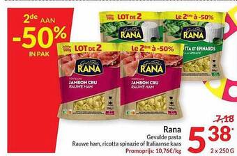 Intermarché Rana Gevulde Pasta aanbieding