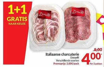 Intermarché Italiaanse Charcuterie Donzelli aanbieding