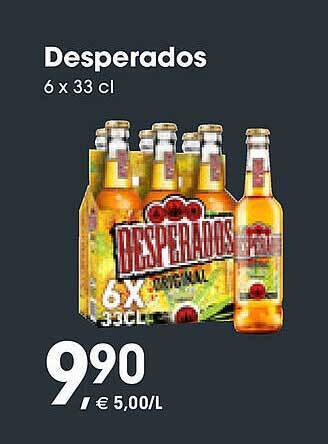 Prik en Tik Desperados aanbieding