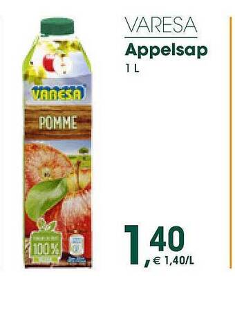 Prik en Tik Varesa Appelsap aanbieding