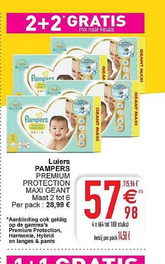 Cora Luiers Pampers aanbieding