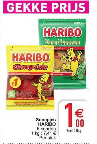 Cora Snoepjes Haribo aanbieding