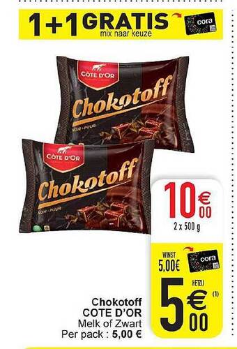 Cora Chokotoff Cote D'or aanbieding
