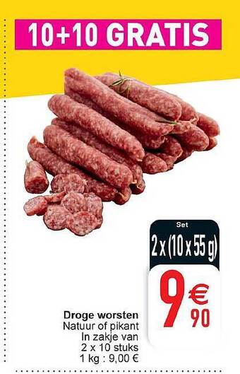 Cora Droge Worsten aanbieding