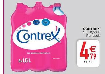 Cora Contrex aanbieding